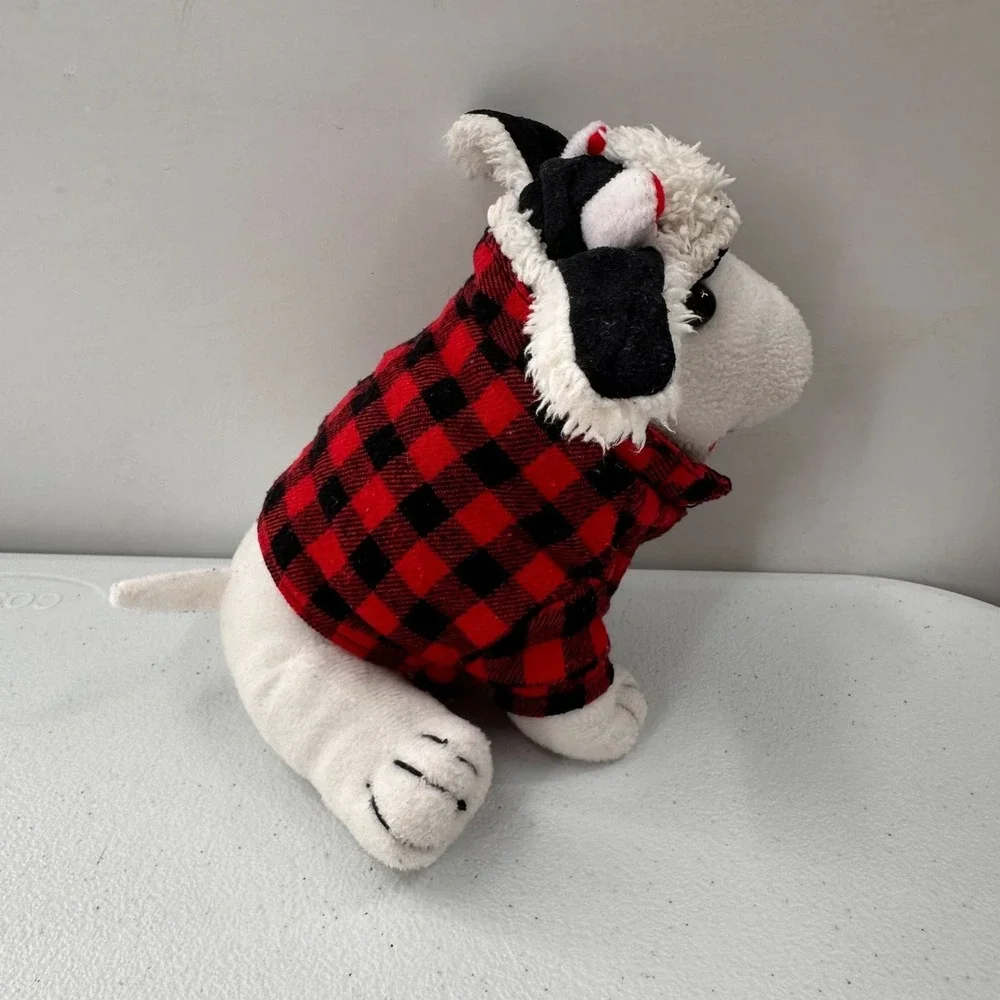 Target Exclusive Plush Bullseye Dog Plaid Jacket & Ear Flap Hat 2021 Lumber Jack